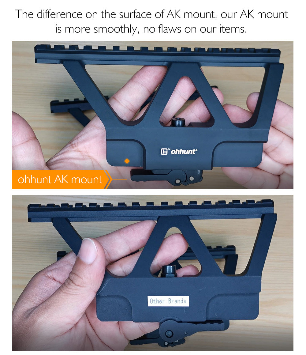 WINFREE Quick Detach AK Side Rail Scope Mount for AK47 AK74 - Image 7