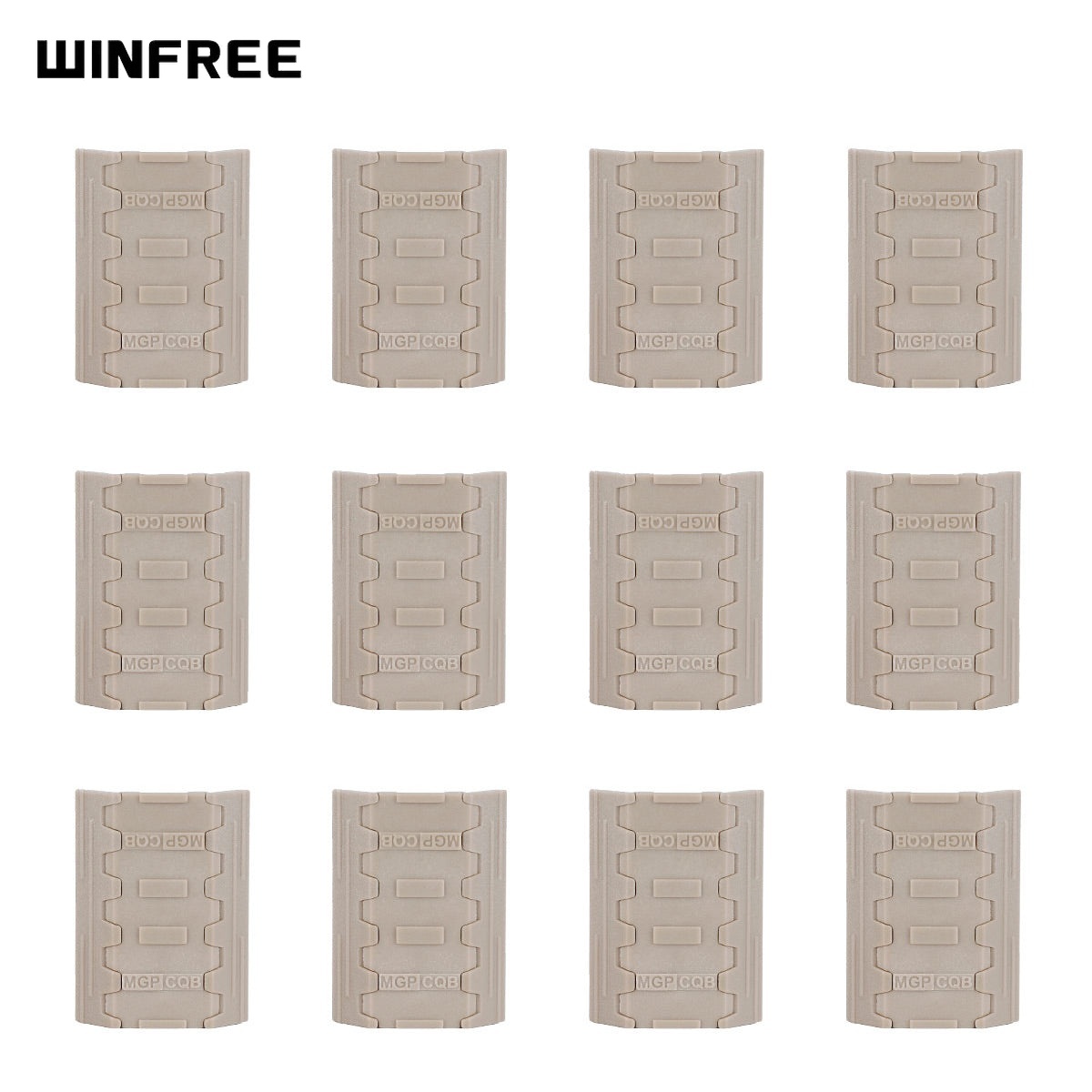 WINFREE ® M-LOK Rail Covers Polymer Handguard Panel Set - Pack of 12 - Image 5