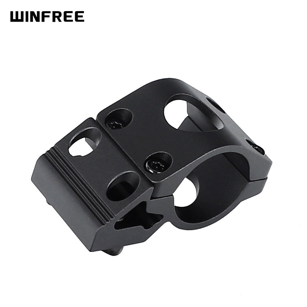 WINFREE 45 degree Offset M-lok Flashlight Mount for 1 inch Diameter Flashlights - Image 3