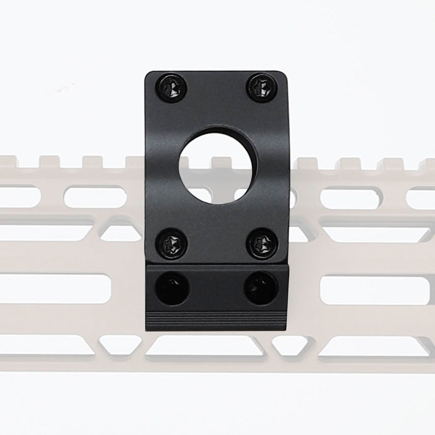 WINFREE 45 degree Offset M-lok Flashlight Mount for 1 inch Diameter Flashlights - Image 6