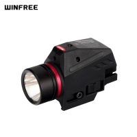WINFREE Tactical 150 Lumen Red LED Flashlight Integrated Combo For AR AK Picatinny Rail system