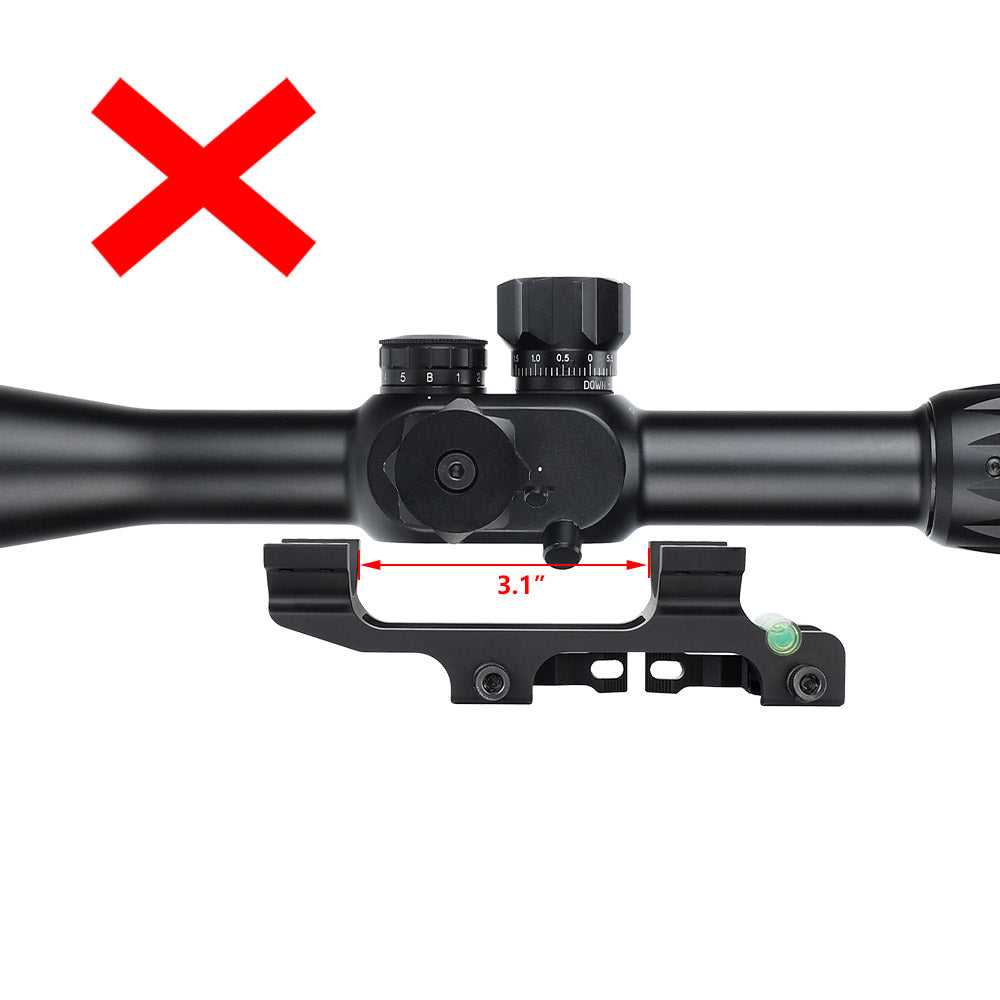 WINFREE 30mm QD Cantilever Scope Mount with Top Picatinny Rail & Bubble Level - Image 10