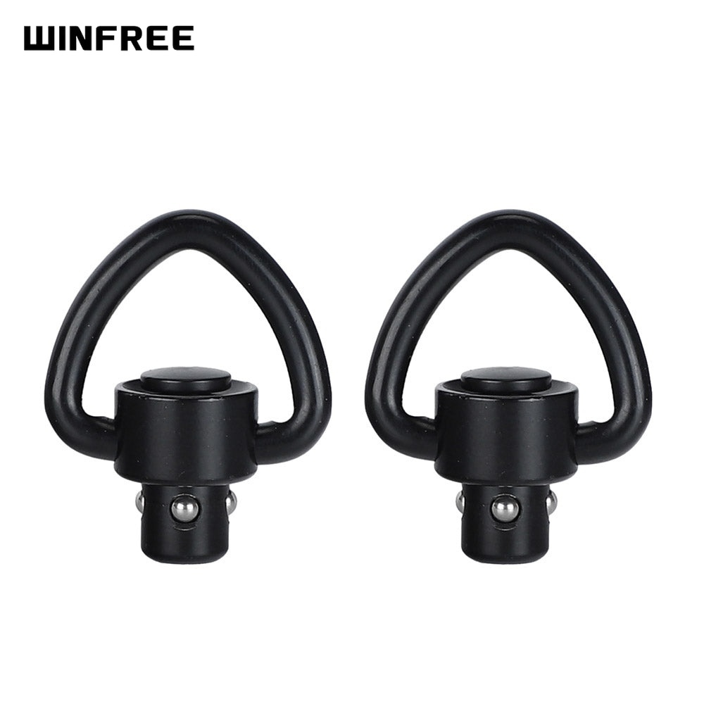 WINFREE ® Triangle Push Button Loop QD Sling Swivels for 2-Point Rifle Sling - Image 3