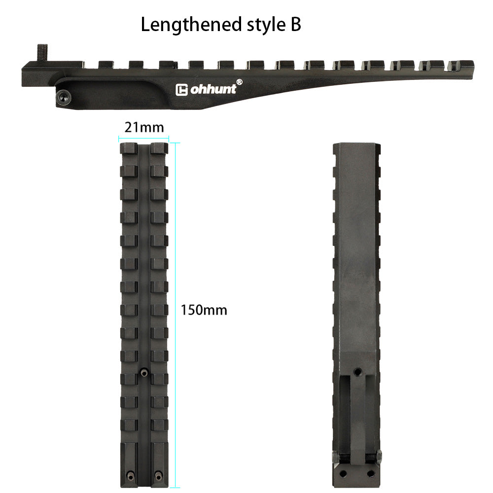 WINFREE Lengthened AK Rear Sight Rail Mount for Red Dot Sight AK-47/AK-74 - Image 5