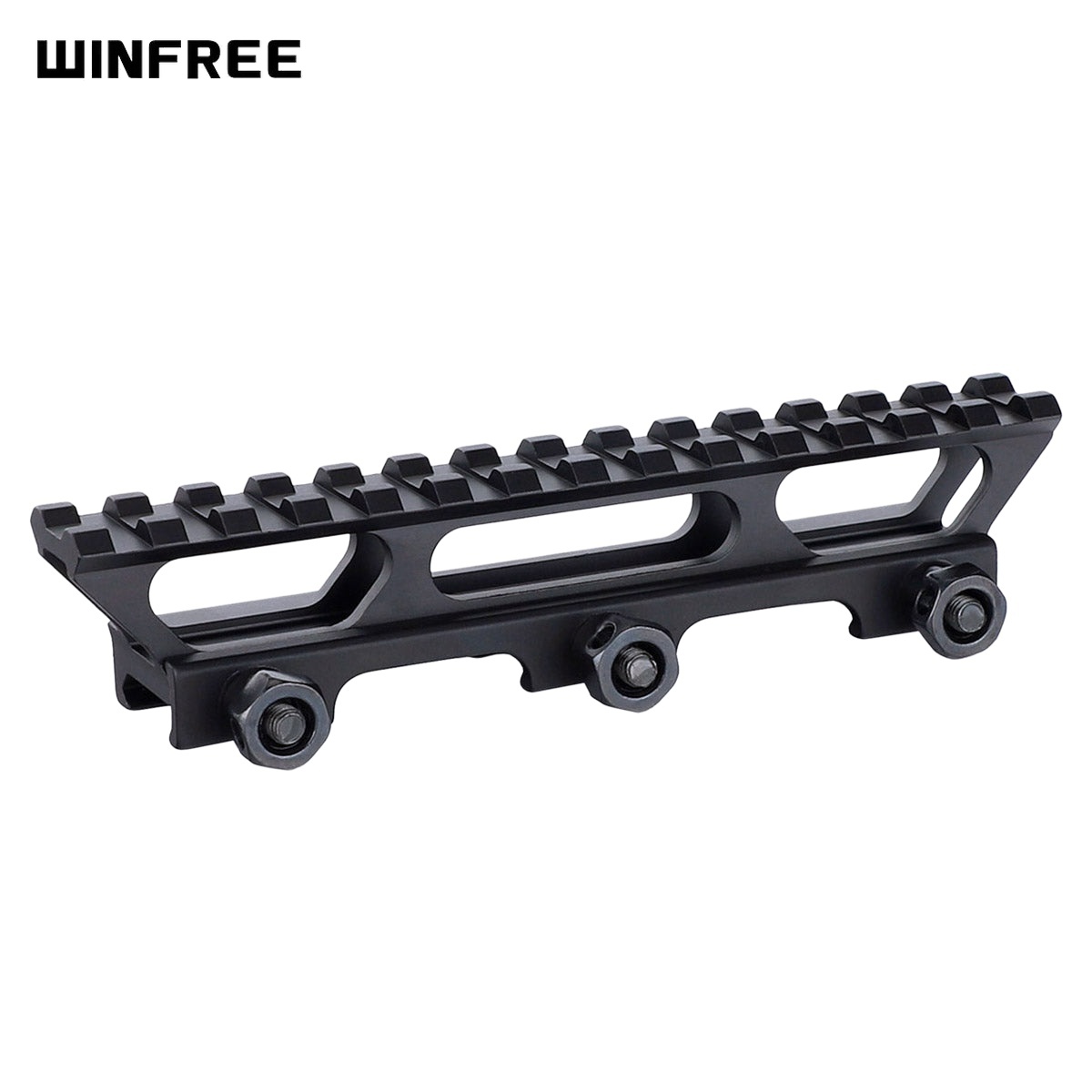 WINFREE Cantilever Picatinny Scope Riser Mount for AR - High Profile 5.7 inch L/ 14 Slot - Image 3