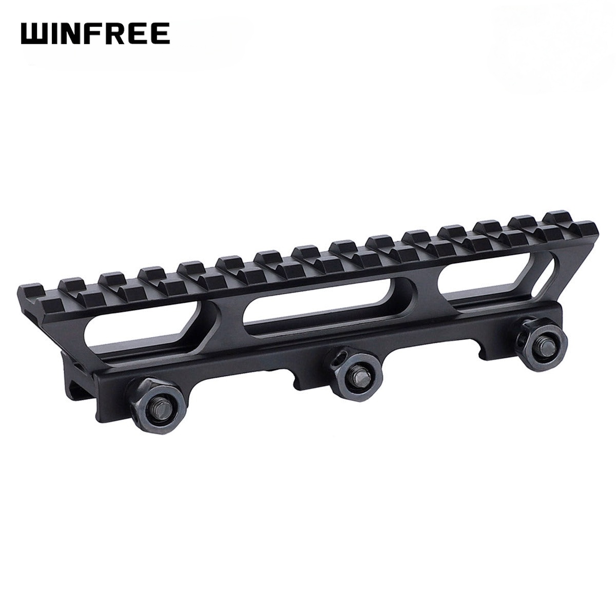 WINFREE Cantilever Picatinny Scope Riser Mount for AR - High Profile 5.7 inch L/ 14 Slot - Image 2