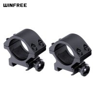 WINFREE 1 inch Picatinny Scope Rings Mount Ultra Low Profile 2PCs