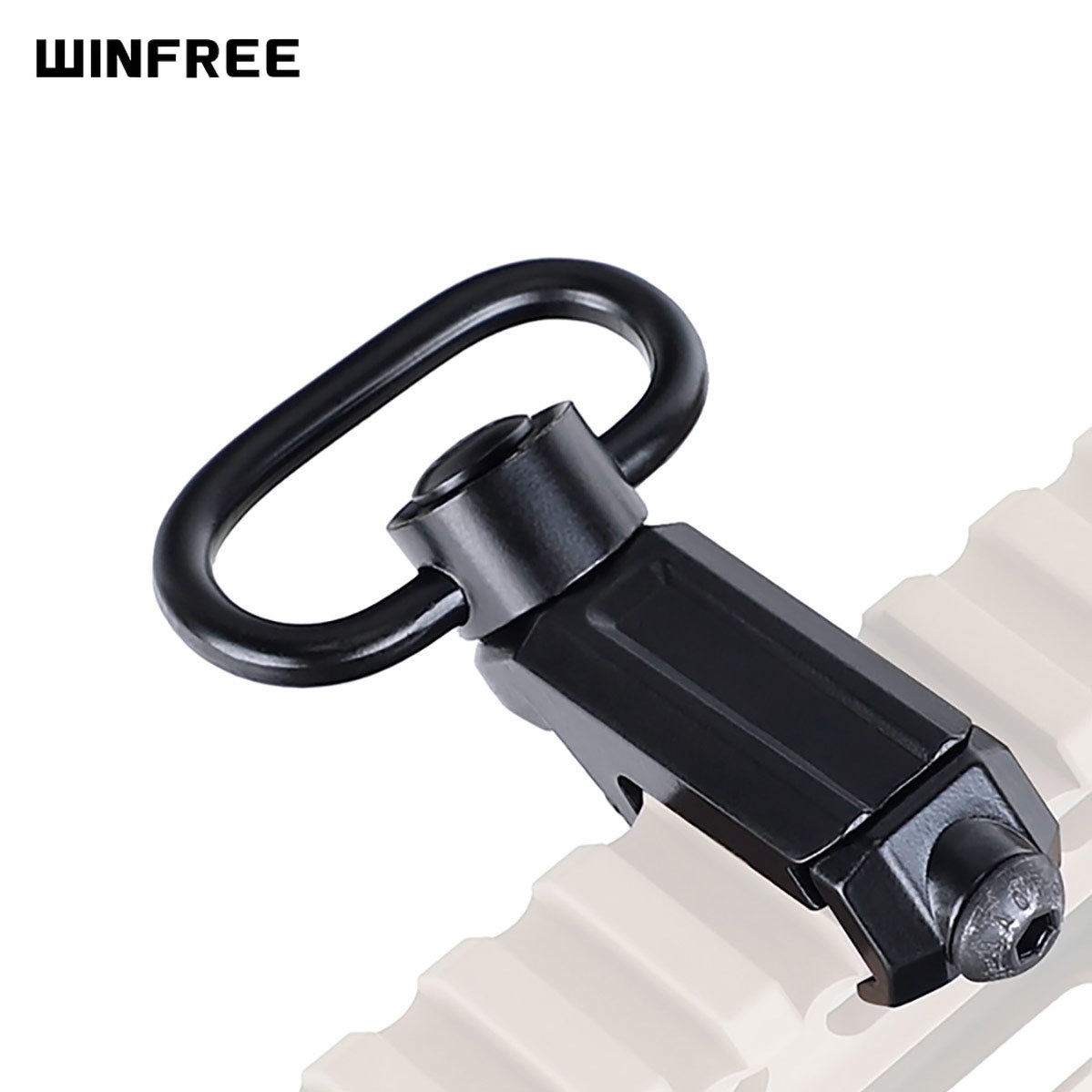 WINFREE ® Picatinny Sling Mount with Quick Detach Sling Swivel Attachment - Image 7