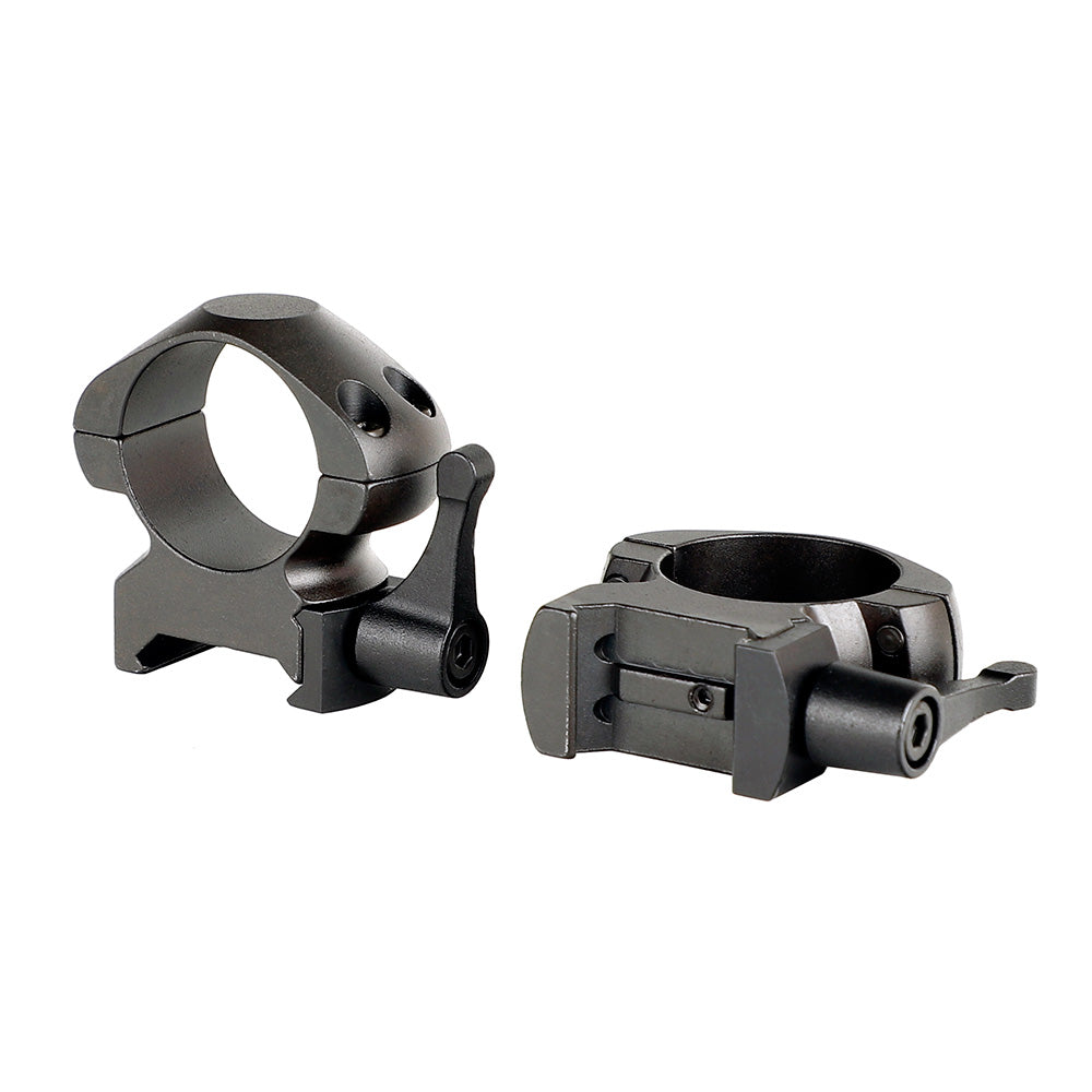 WINFREE Steel Quick Release 1 inch Picatinny Scope Rings Medium Profile 2PCs - Image 7