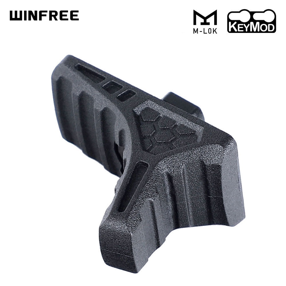 WINFREE Polymer Mini Handstop for M-Lok & Keymod Python Pattern - 1.58“ - Image 4