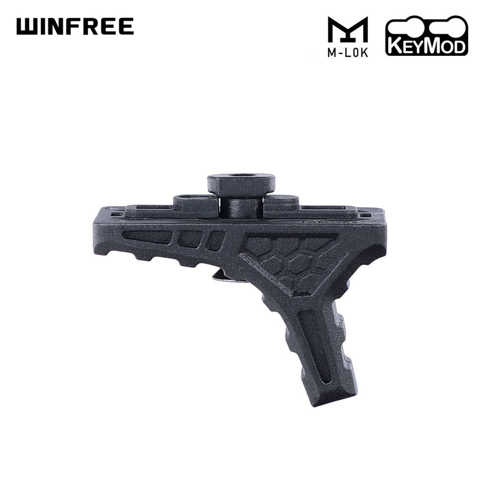 WINFREE Polymer Mini Handstop for M-Lok & Keymod Python Pattern - 1.58“ - Image 3