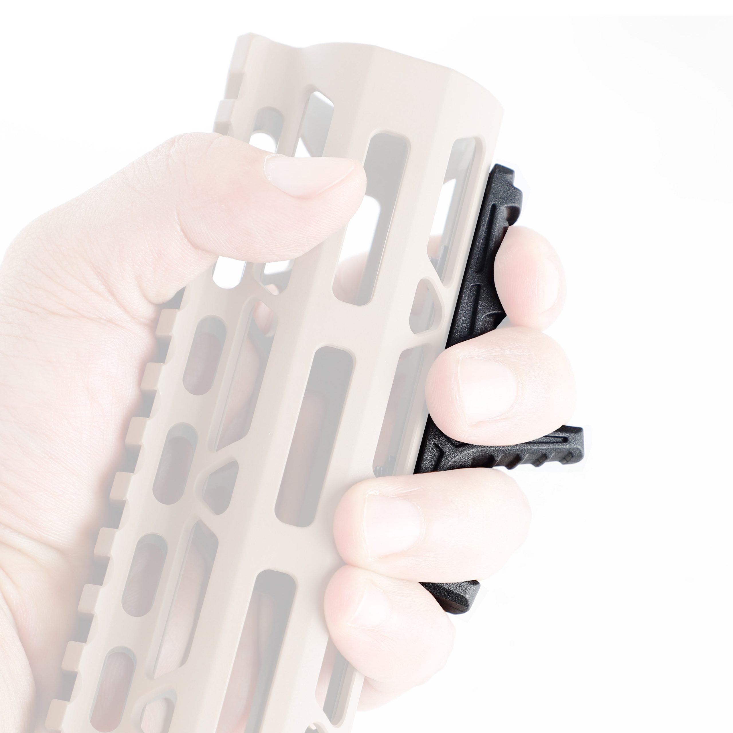 WINFREE Polymer Universal Handstop for M-LOK & Keymod Python Pattern- 3.15" - Image 4