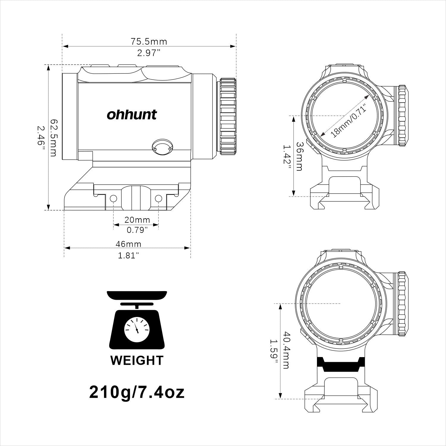 WINFREE 3X Prism Scope - Image 8