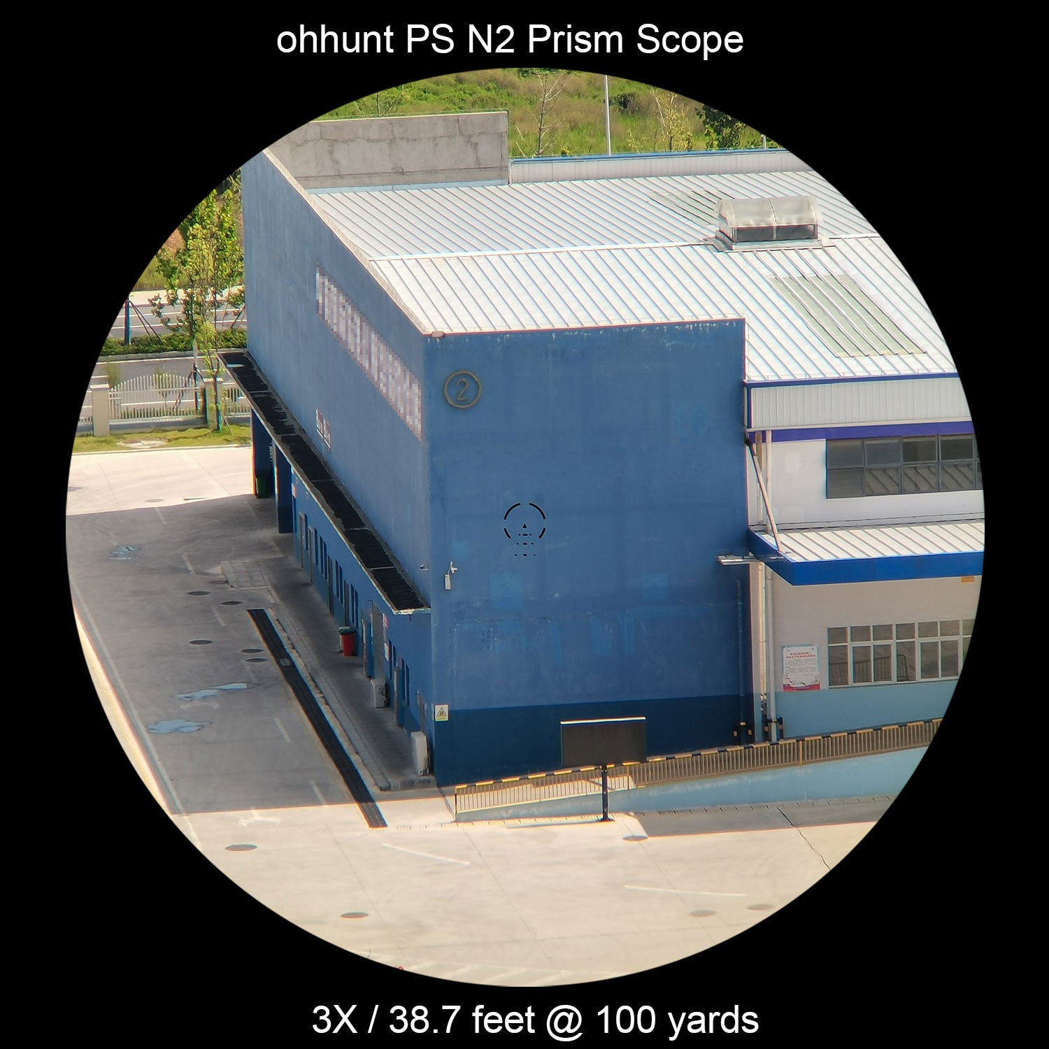 WINFREE® 3X Prism Scope PS N2 with BDC Reticle and Absolute Co-Witness Mount - Image 10