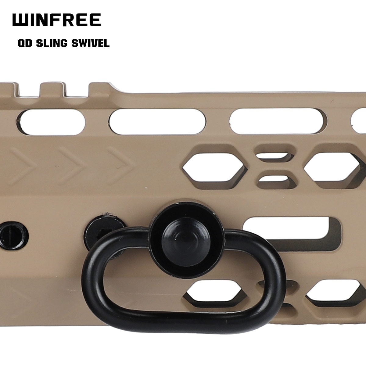 WINFREE ® 1.25" Push-button QD Sling Swivel - Image 2