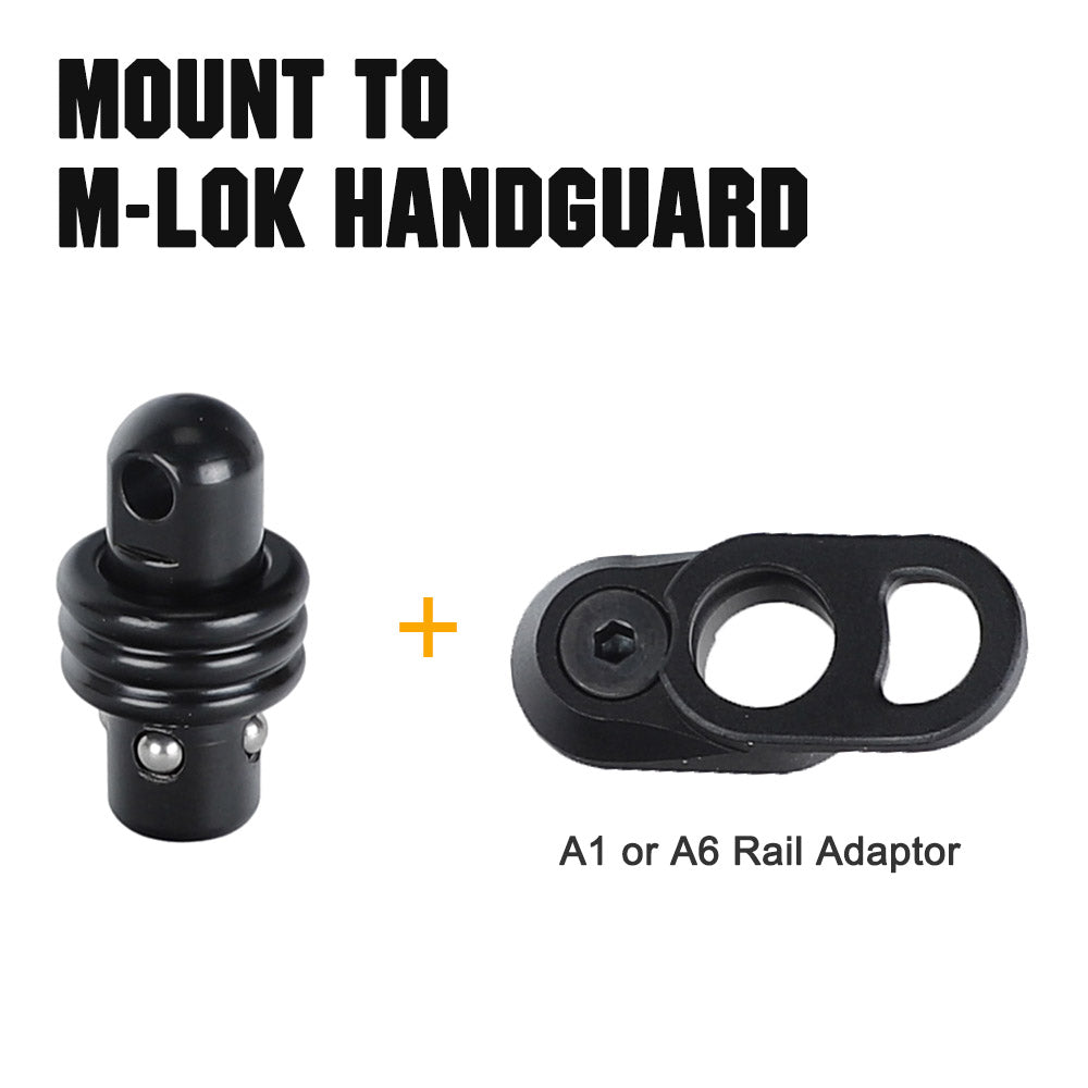 WINFREE ® QD Sling Swivel Stud Mount to Keymod & M-lok Handguard - Image 2