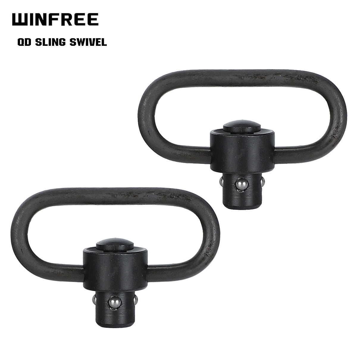 WINFREE ® Heavy Duty 1.64" Push-button QD Sling Swivel - Image 2