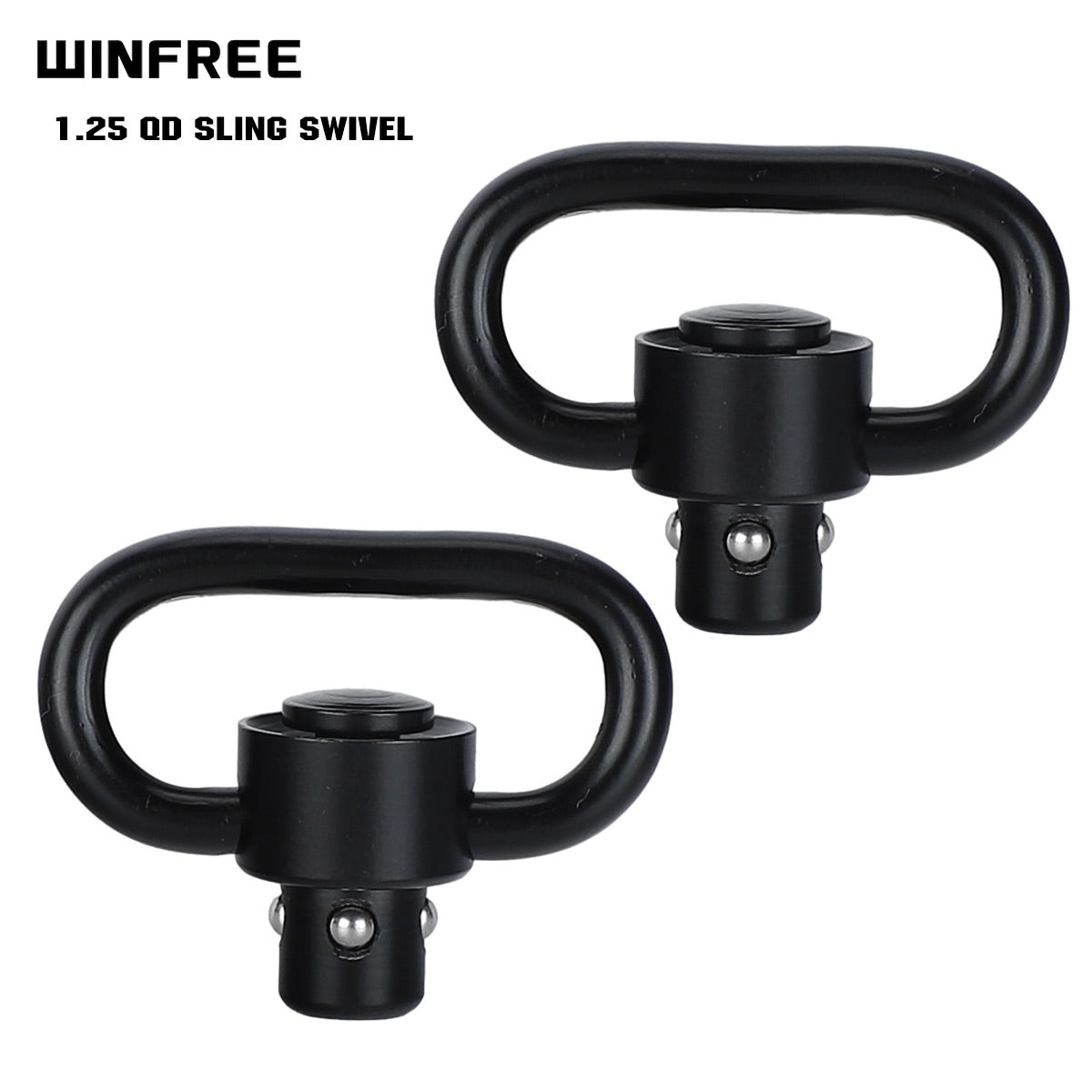 WINFREE ® 1.25" Push-button QD Sling Swivel - Image 7