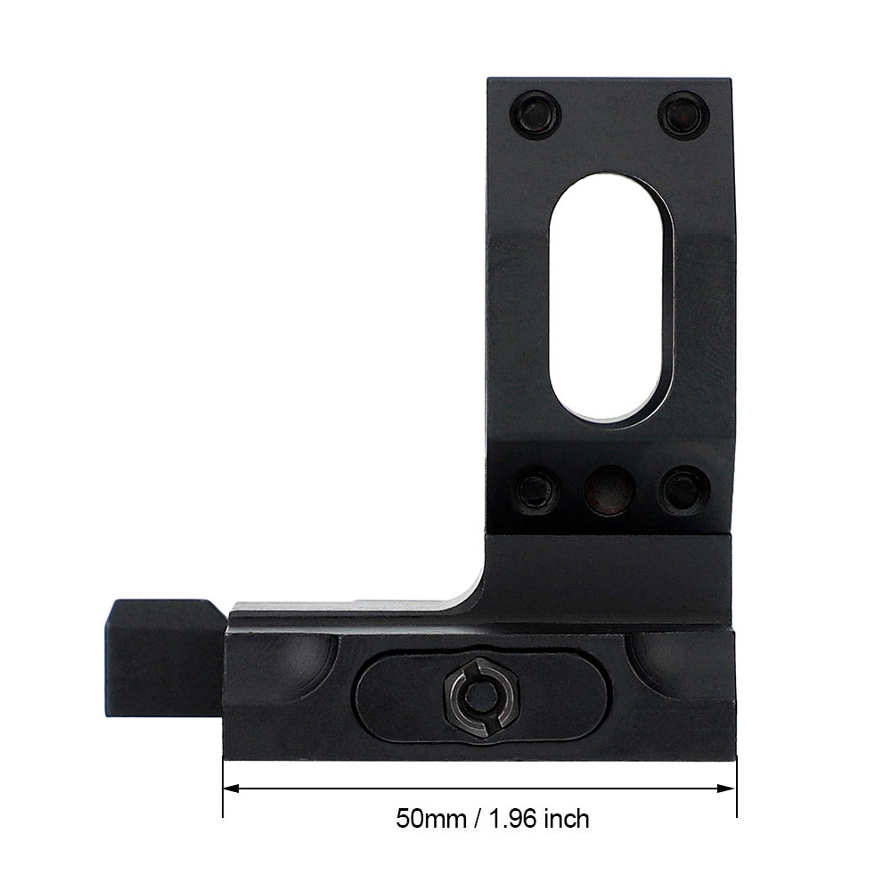 WINFREE 25/ 30mm QD L-shaped Scope Mount for Picatinny and Weaver Rails Quick Detach Auto Lock System - Image 4