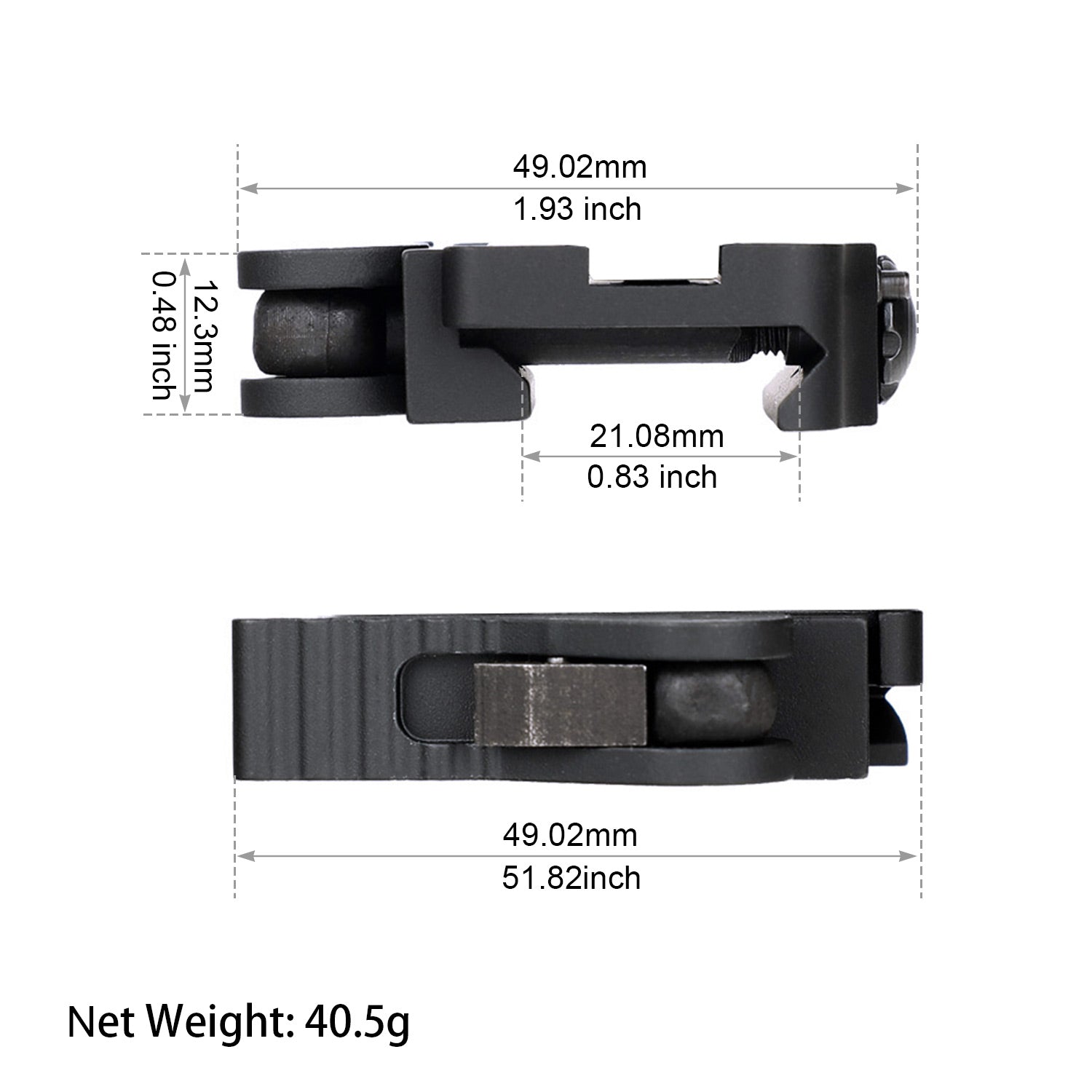 WINFREE Quick Detach QD Picatinny Riser Mount - Image 4