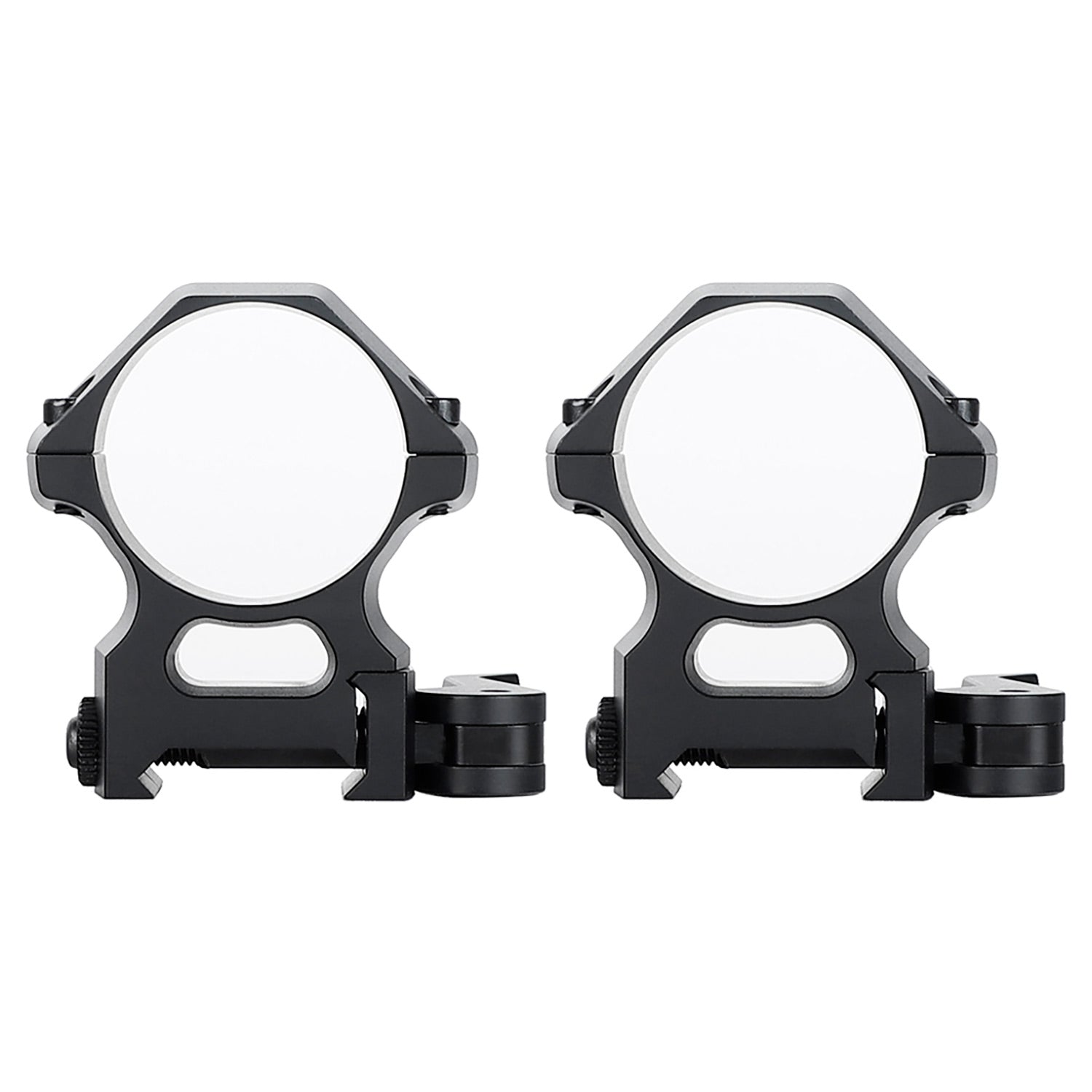 WINFREE Pro Quick Release 30mm Scope Rings Mount Picatinny Rail 7075-T6 Aluminum - High Profile - Image 7