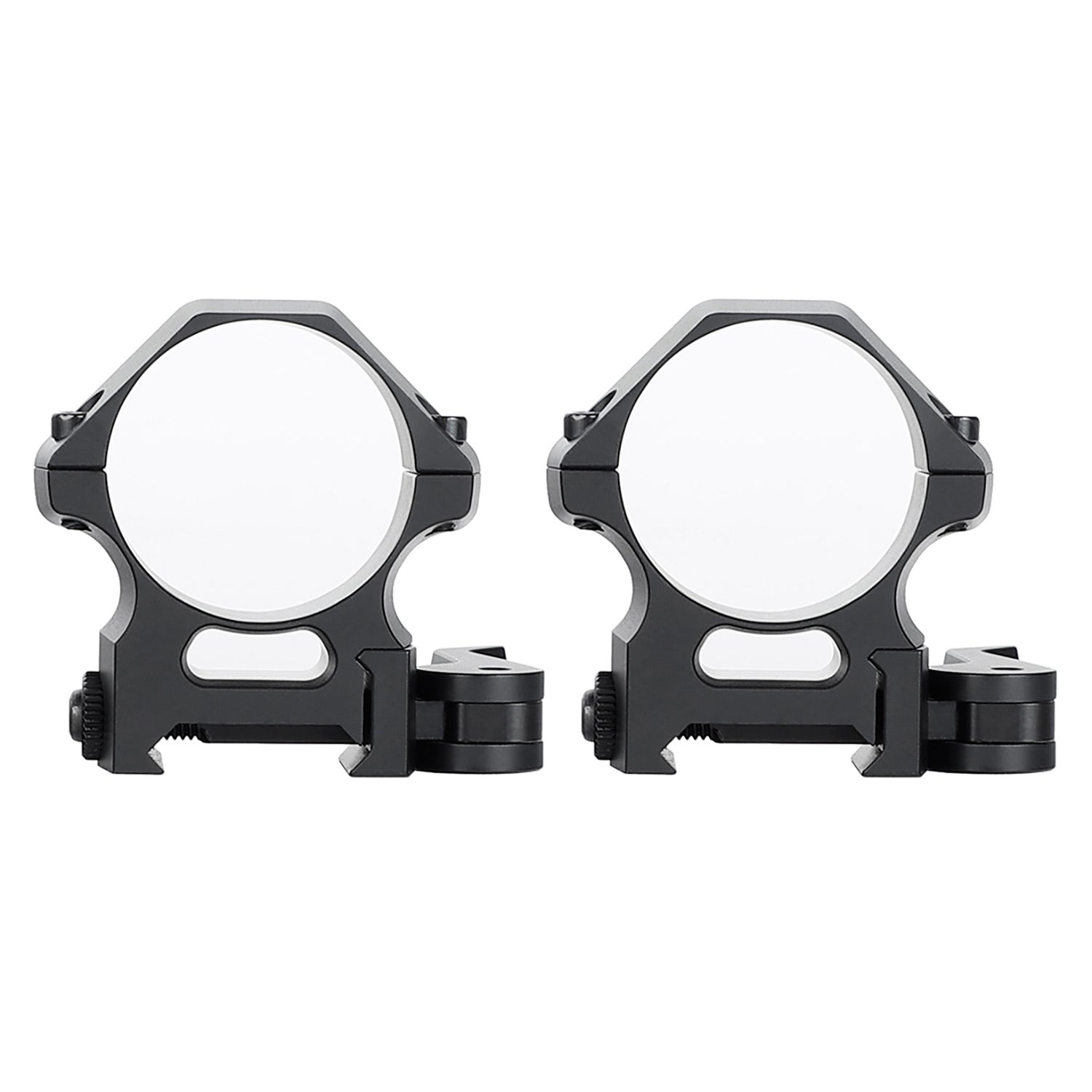 WINFREE Pro Quick Release 30mm Scope Rings Picatinny Rail Mount 7075-T6 Aluminum - Med Profile - Image 9