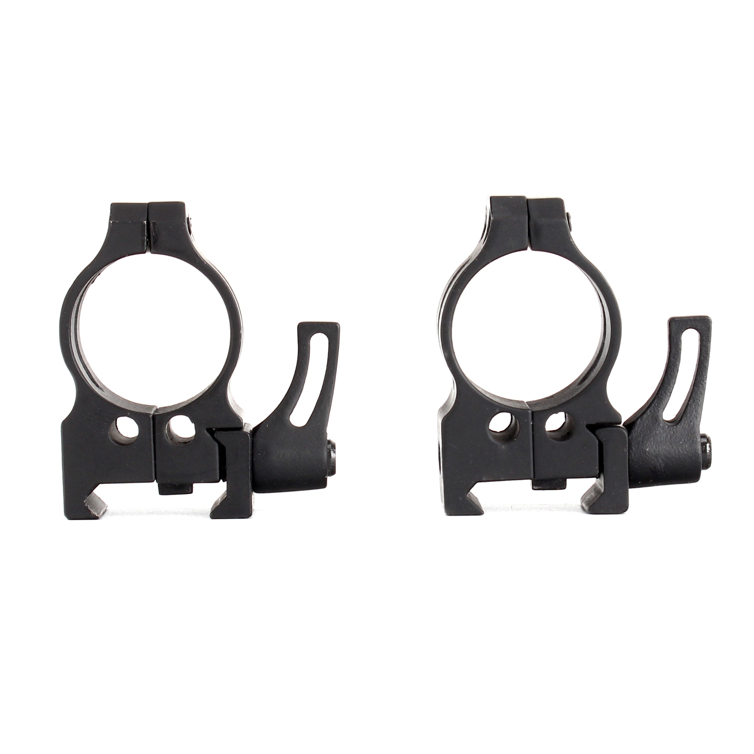 WINFREE ® Cast Steel 1 inch Quick Release Scope Rings Mount - Low Profile - Image 4