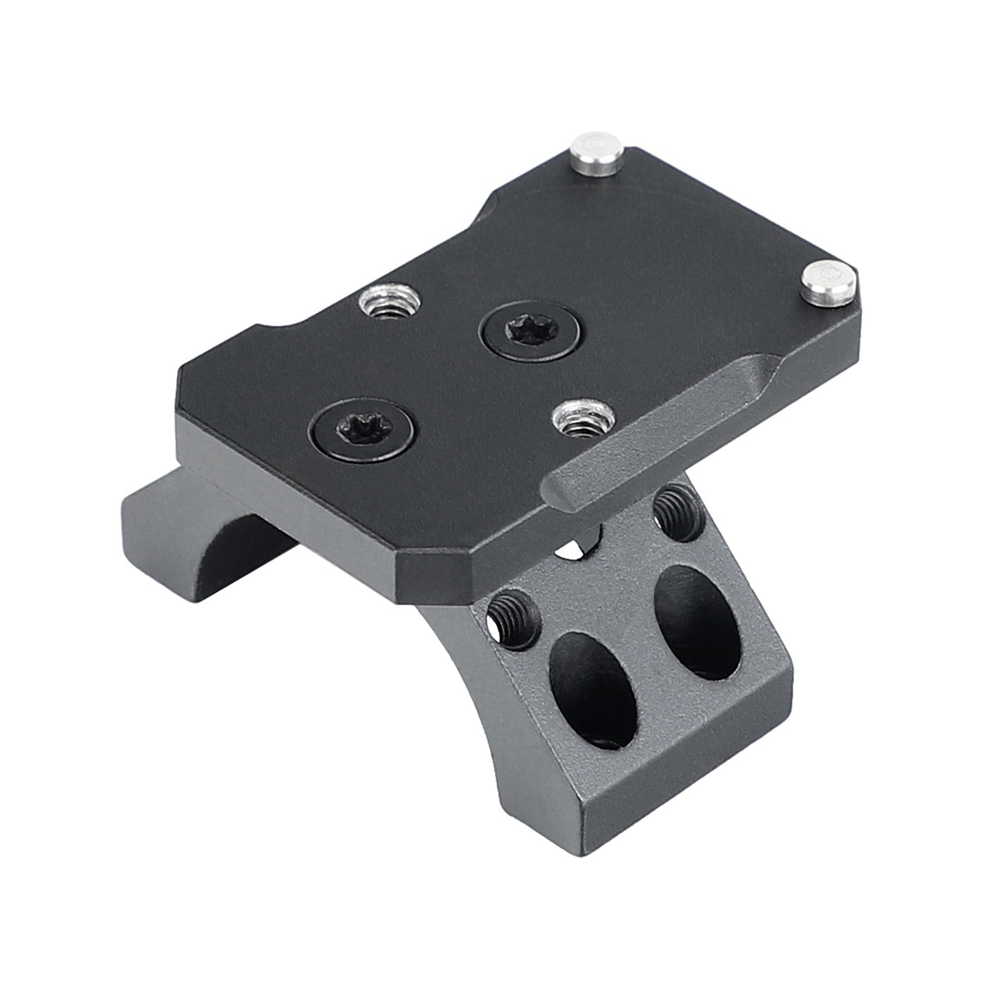 WINFREE ® 30mm Picatinny QD Scope Mount with RMR Footprint Adapter and Picatinny Rail on Top - Image 3
