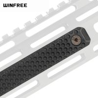 WINFREE Rail Covers Grip Panels for M-LOK & Keymod Handguards Aluminum - Mid Dot
