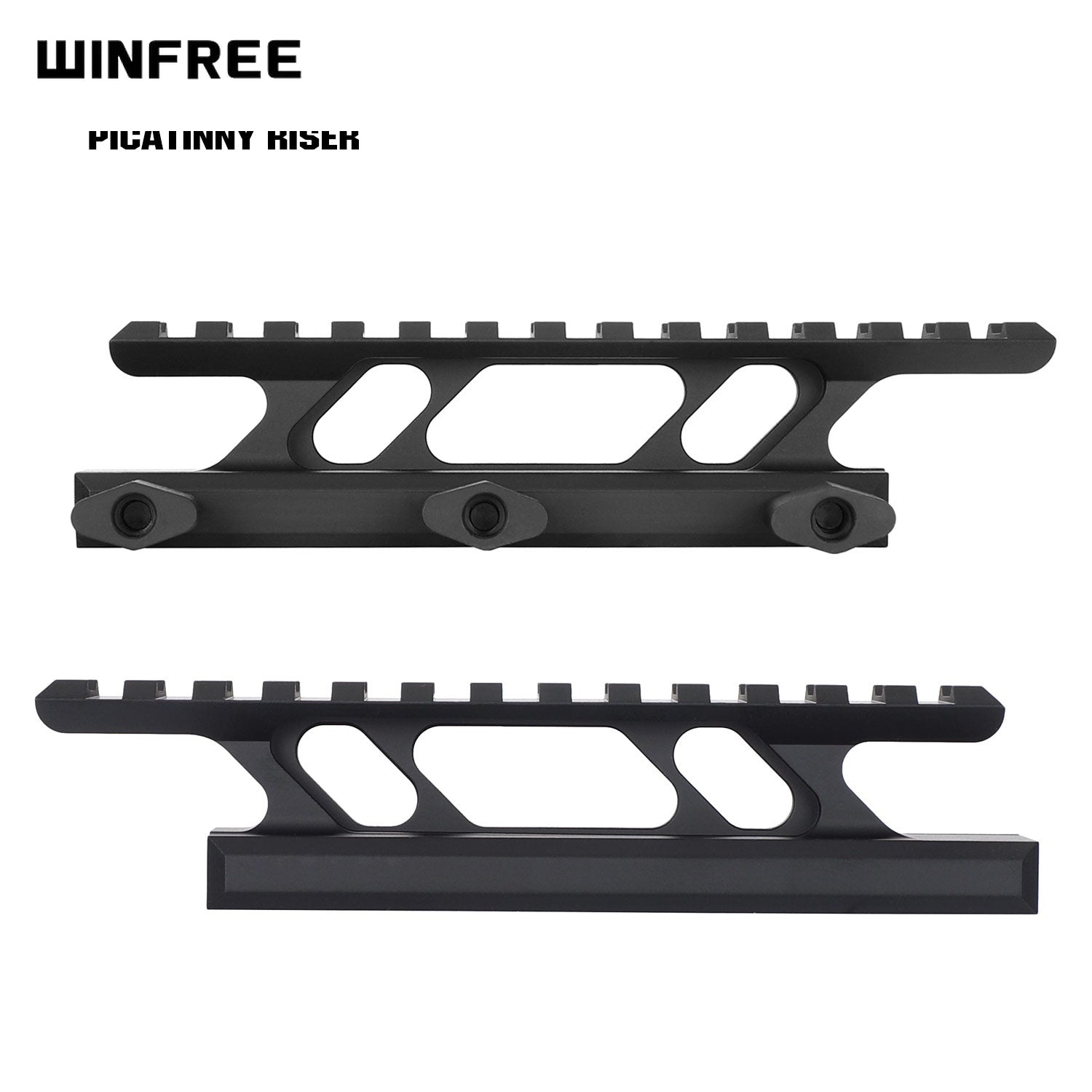 WINFREE Cantilever Picatinny Riser Mount for Red Dot Sight 1.1 inch High profile - Image 7