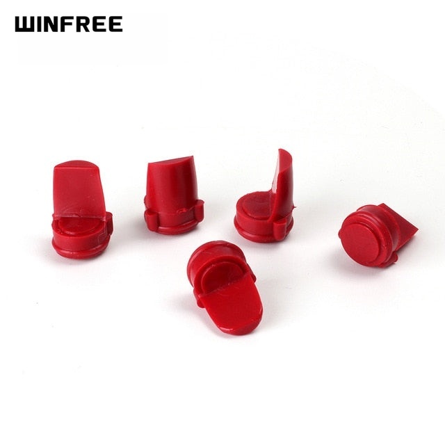 WINFREE Rubber Accu Wedge 5 Pcs for AR15/M4/M16 Rifles - Black Red Yellow - Image 6