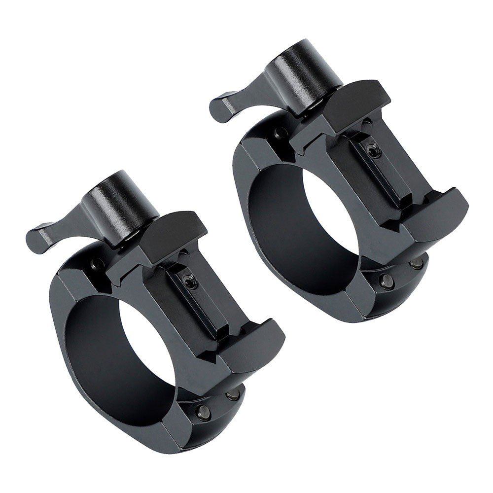 WINFREE ® Steel Quick Release 1 inch Picatinny Scope Rings Mount - Ultra Low Profile - Image 5