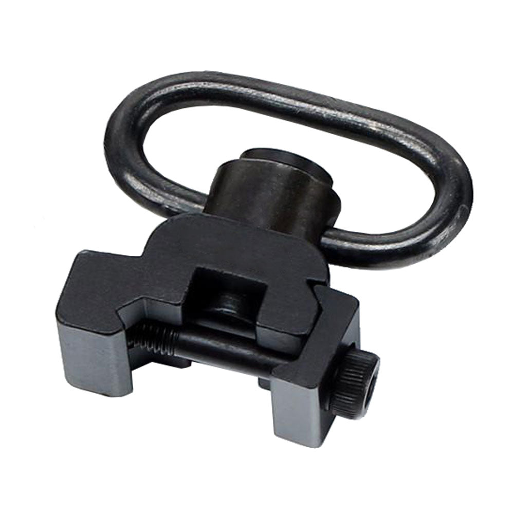 WINFREE Picatinny Rail Mounted Sling Adapter W/ Push Button QD Swivel - Image 4