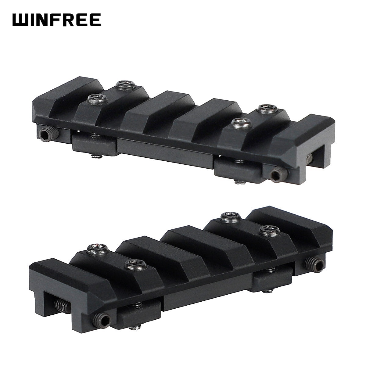 WINFREE ® Universal Shotgun Accessories Picatinny Ventilated Rib Mount Adapter - 5 Slot - Image 4