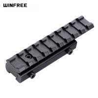 WINFREE ® 11mm Dovetail to Picatinny Rail Adapter Convert Mount with Stop Pin - 9 Slot