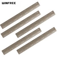 WINFREE 5.5 inch M-LOK Rail Covers Kit Non-Slip Handguard Cover Panel - FDE, 5 PCS