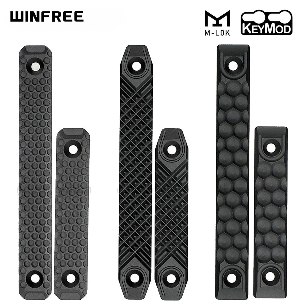 WINFREE ® Aluminum M-LOK & Keymod Rail Covers Handguard Panels