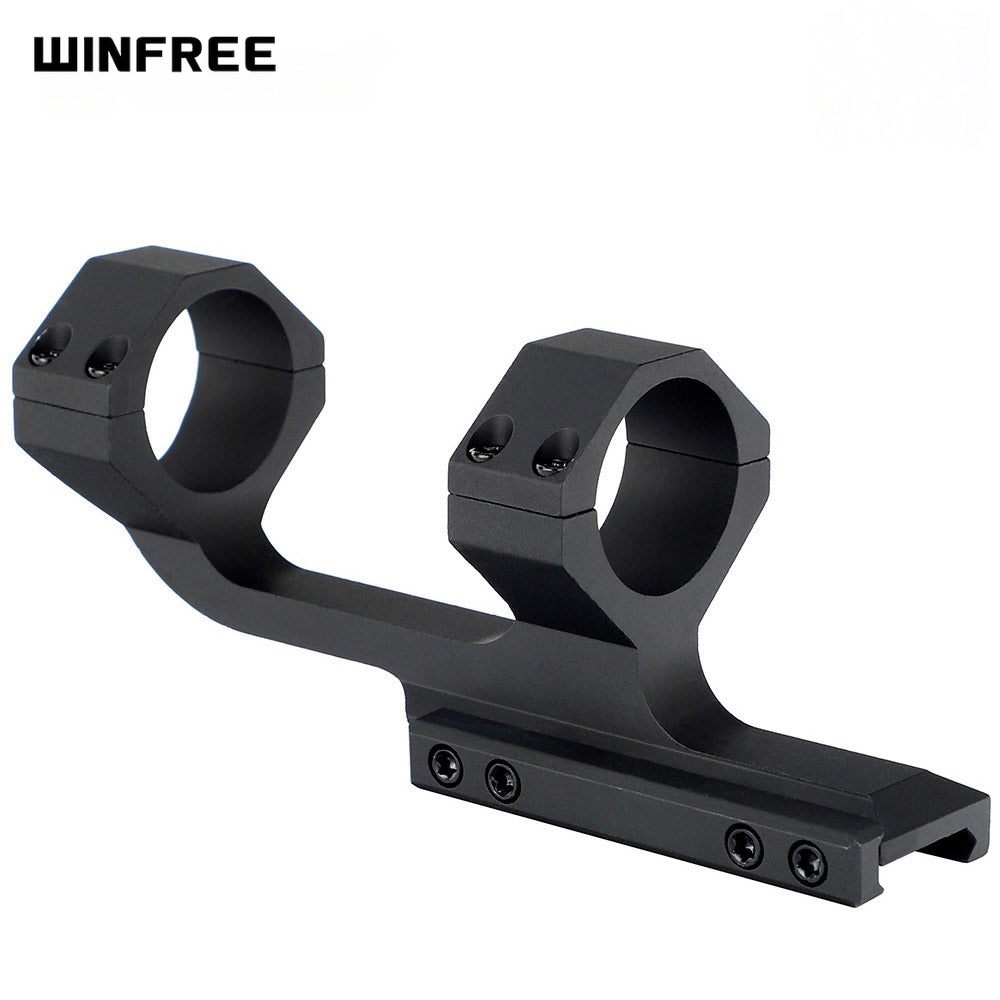 WINFREE Picatinny Cantilever 30mm Scope Mount with Square Integral Recoil Stops