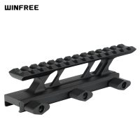 WINFREE ® Cantilever Picatinny Red Dot Riser Mount - 1.1 inch High profile Thumb Tightening