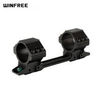 WINFREE Bi-direction 11mm Dovetail 1 inch 30mm Rifle Scope Rings with Two Bubble Level Medium Profile