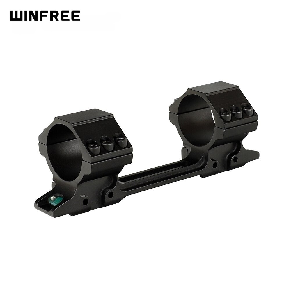 WINFREE Bi-direction 11mm Dovetail 1 inch 30mm Rifle Scope Rings with Two Bubble Level Medium Profile