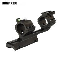 WINFREE Rock-Solid Bi-direction 25.4mm 30mm Offset Rifle Scopes Mount Top with Bubble Level Compass Picatinny Rail