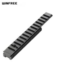 WINFREE ® Extension 11mm Dovetail to Picatinny Rail Adapter Convert Mount with Stop Pin - 14 Slots
