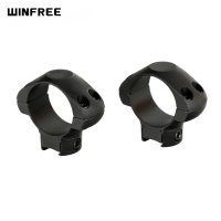 WINFREE ® Steel 1 inch Scope Rings Mount for 11mm 3/8 Dovetail Rail Airgun - Low Profile