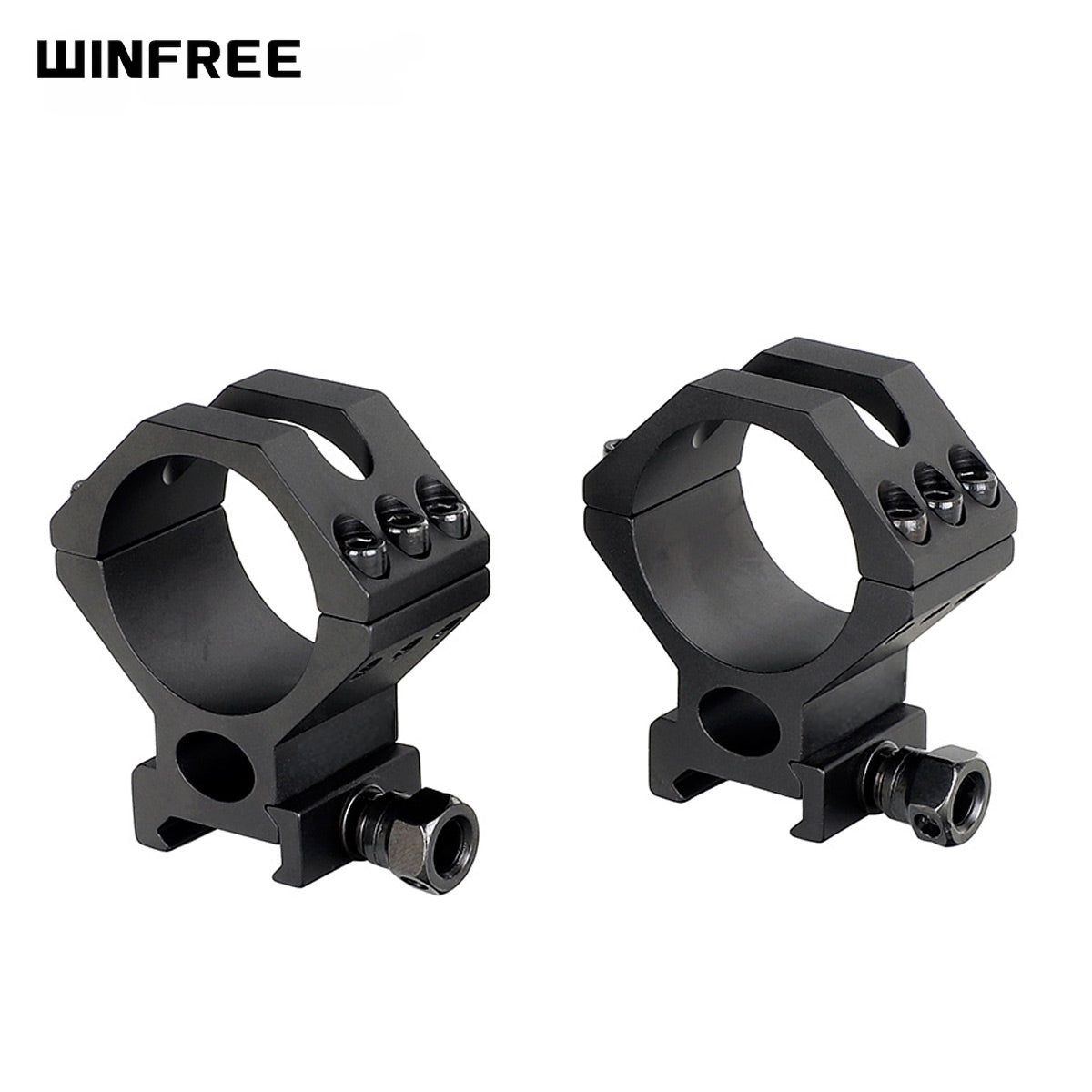 WINFREE ® 35mm Picatinny Scope Rings with Gasket for 30mm 34mm Dia Tube - Medium Profile
