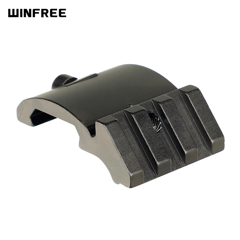 WINFREE Low Profile Offset Picatinny Rail Mount for Red Dot Sight Magnifier Flashlights