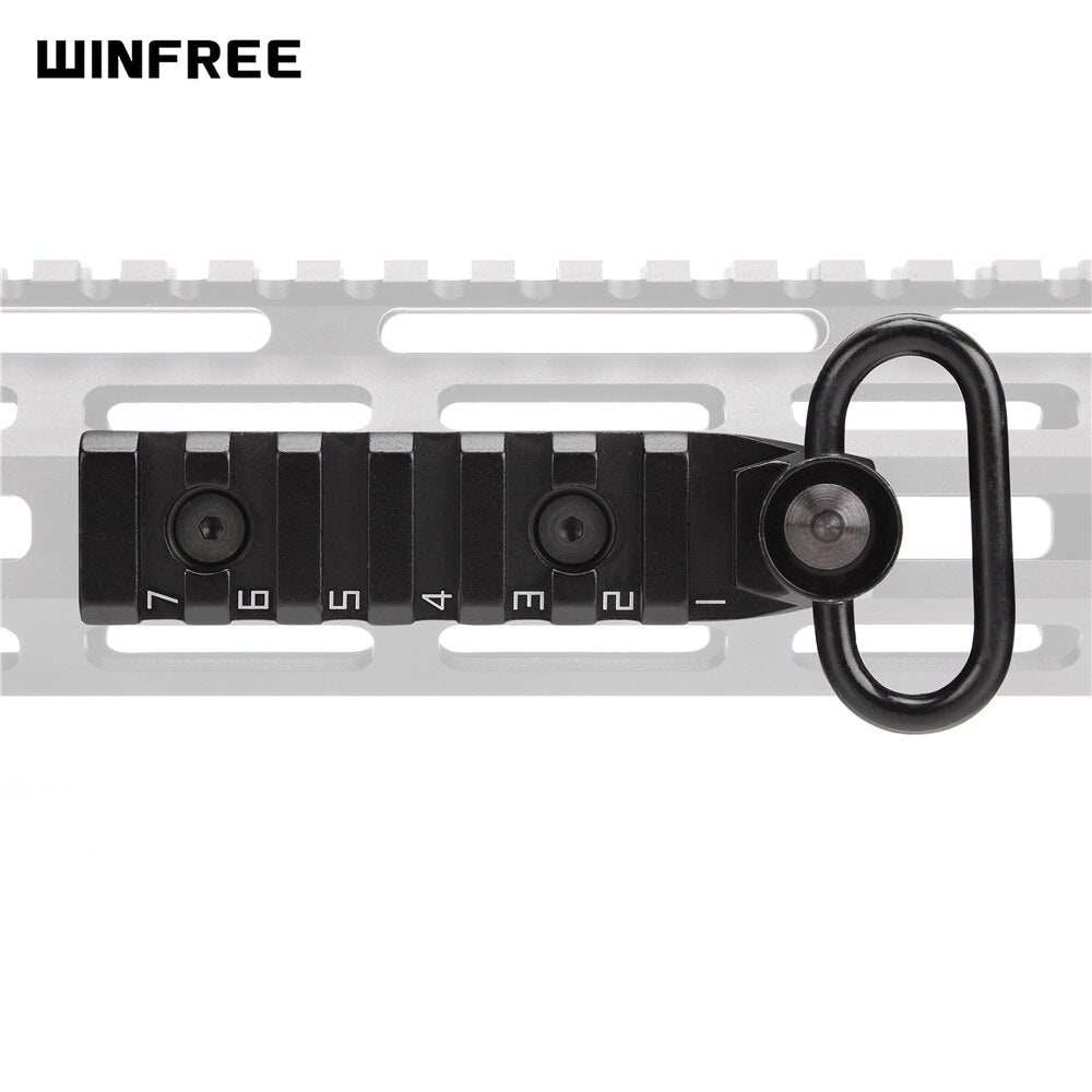 WINFREE ® M-LOK Handguard Link Picatinny Rail with Quick Detachable Sling Swivel