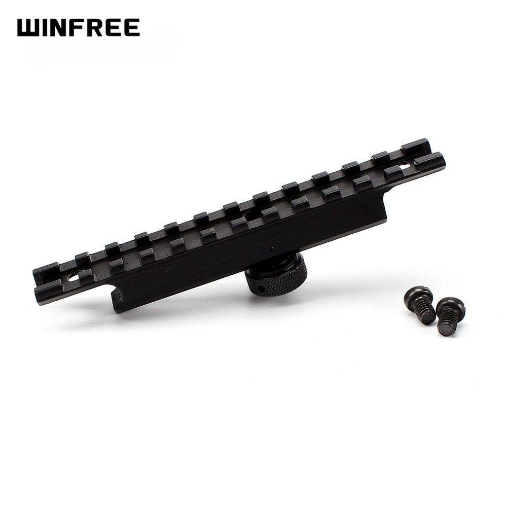 WINFREE Standard AR Carry Handle Rail Mount 12 Slots Picatinny Rail Scope Mount Base