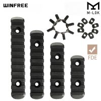 WINFREE Multipurpose Polymer Picatinny Rail Section M-LOK for Black/FDE