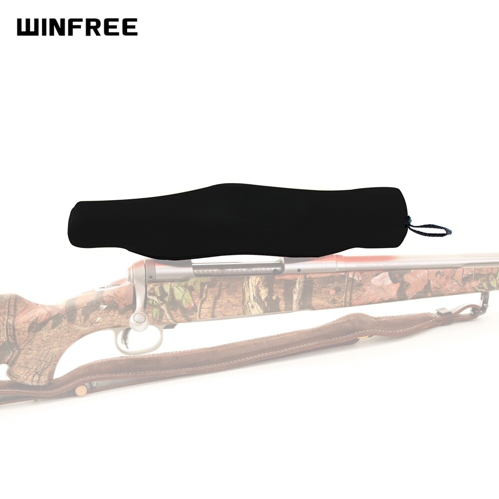 WINFREE Neoprene Rifle Scope Covers Elastic Simple Durable Waterproof Protector